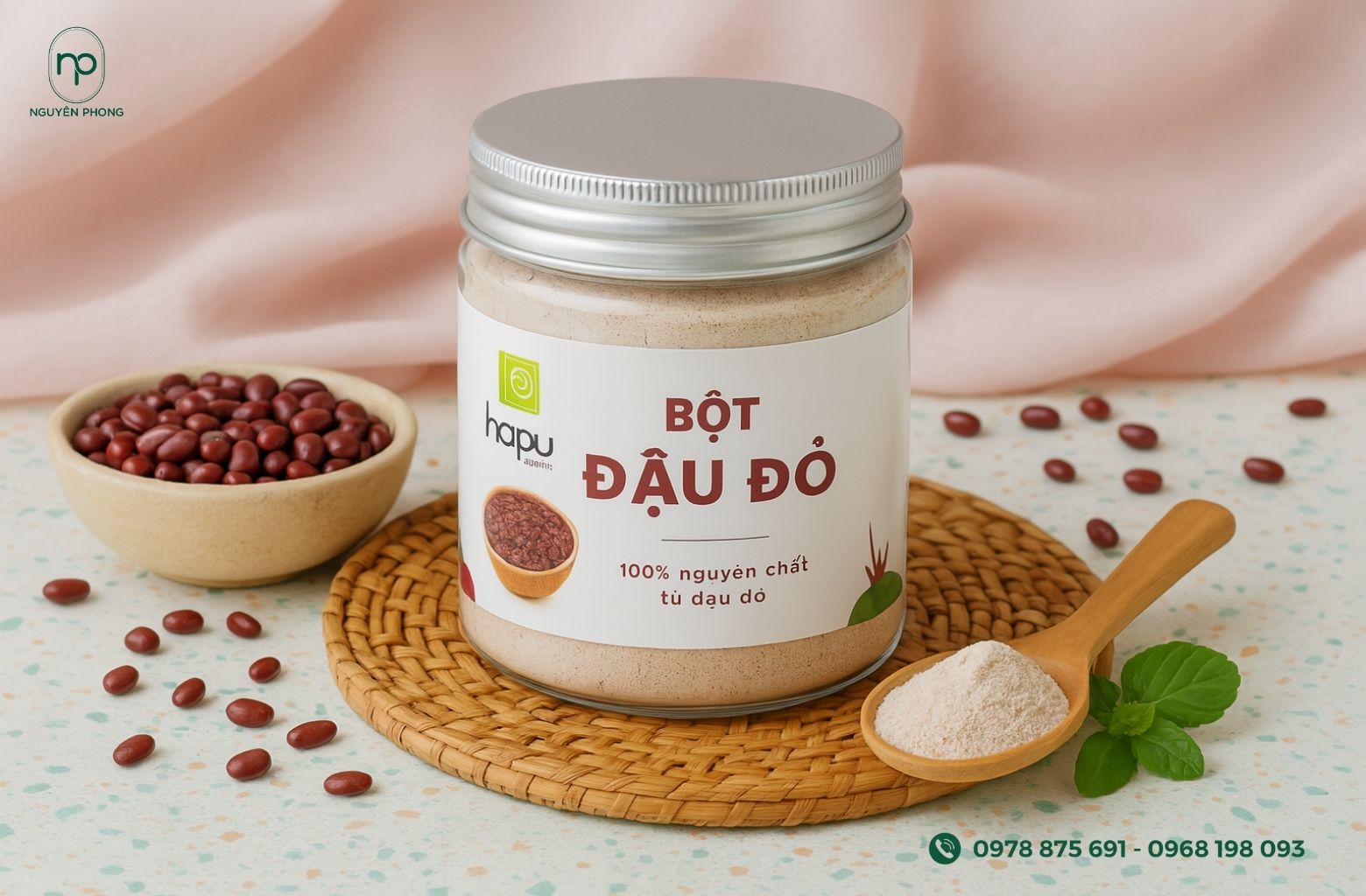 In tem dán bột đậu đỏ chuyên nghiệp